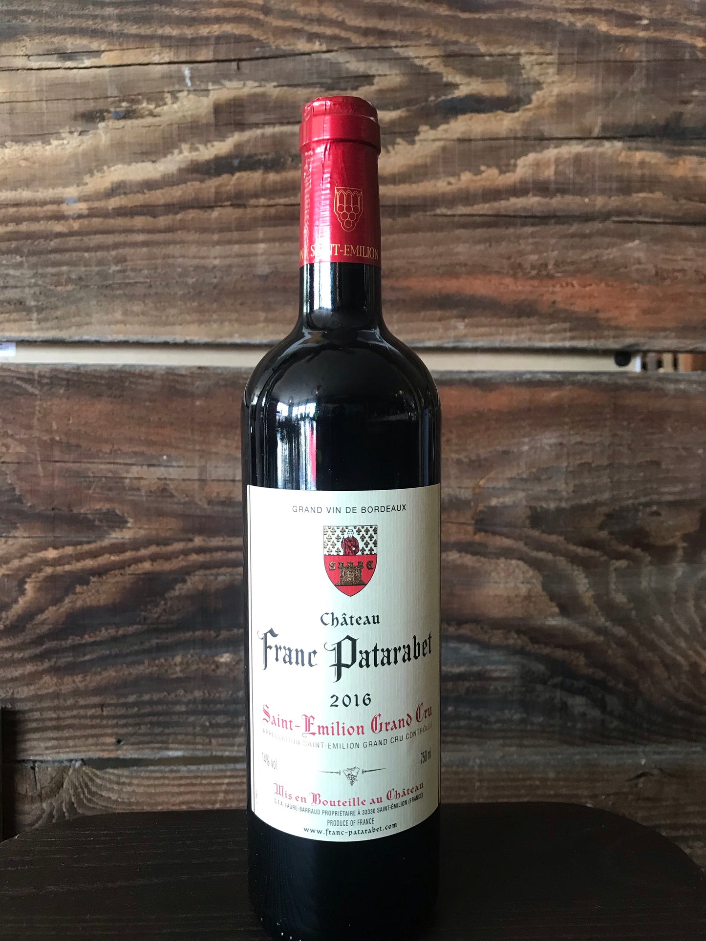 Franc Patarabet St. Emilion Grand Cru 2020