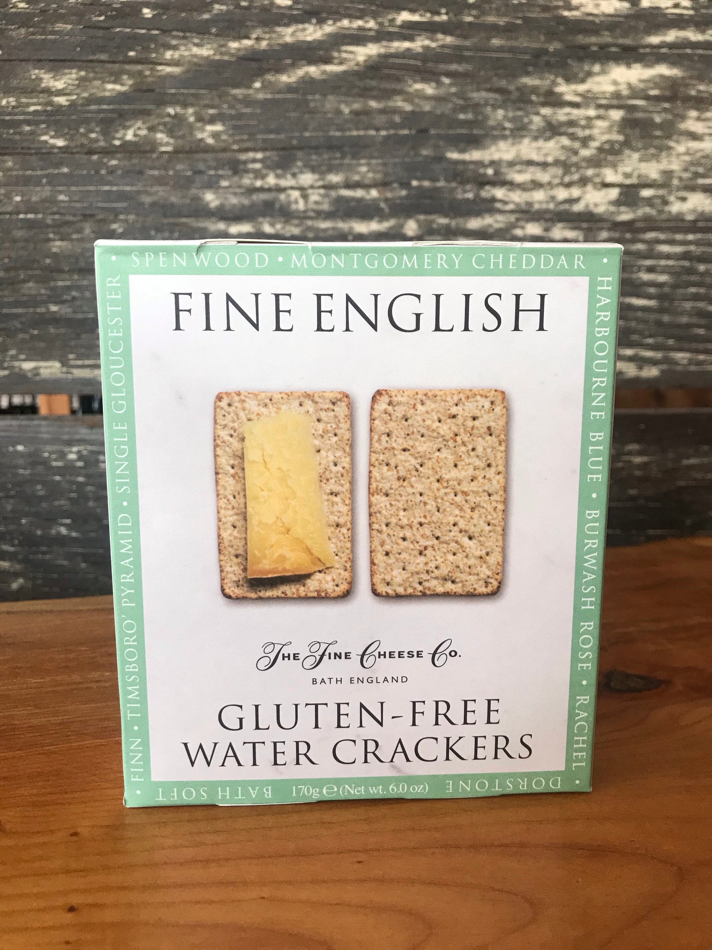 Fine English Gluten Free Water Crackers