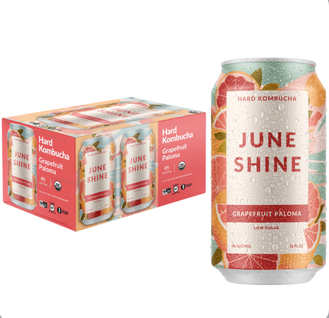 June Shine Grapefruit Paloma Hard Kombucha