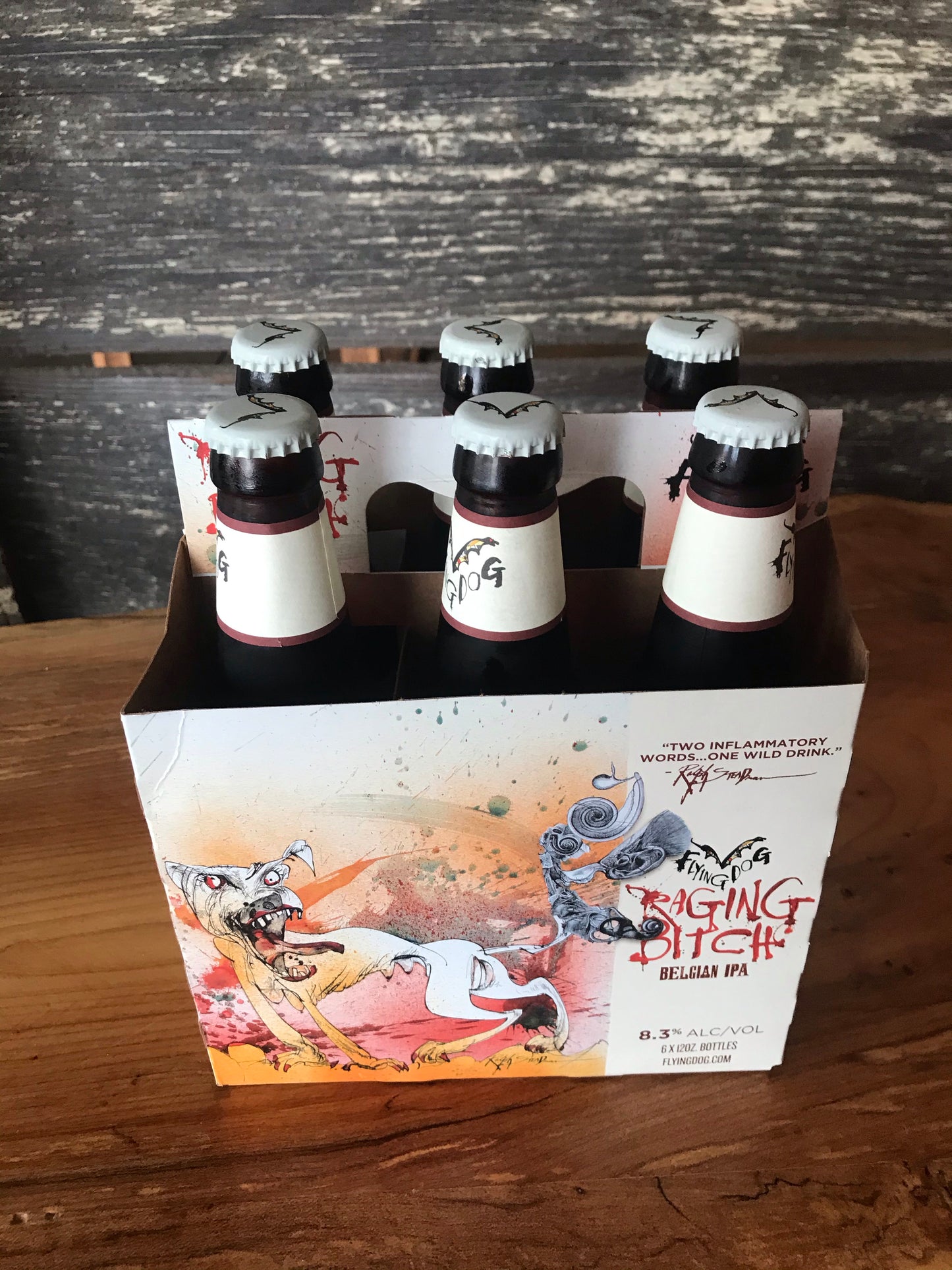 Raging bitch flying dog belg IPA ( 6 pack )