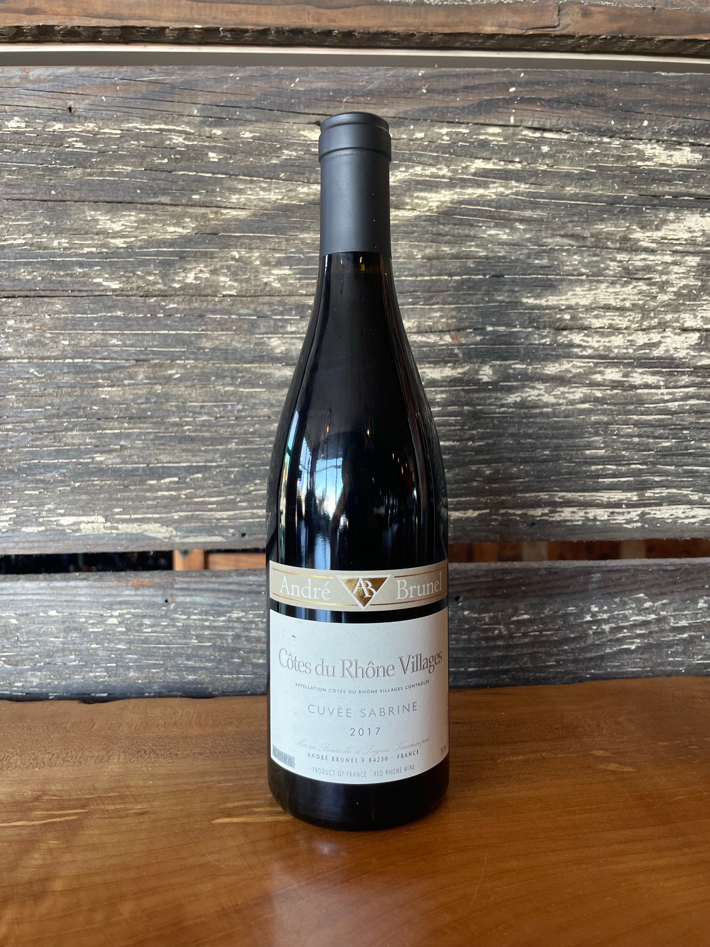 Andre Brunel Cotes du Rhone Villages Cuvee Sabrine 2017