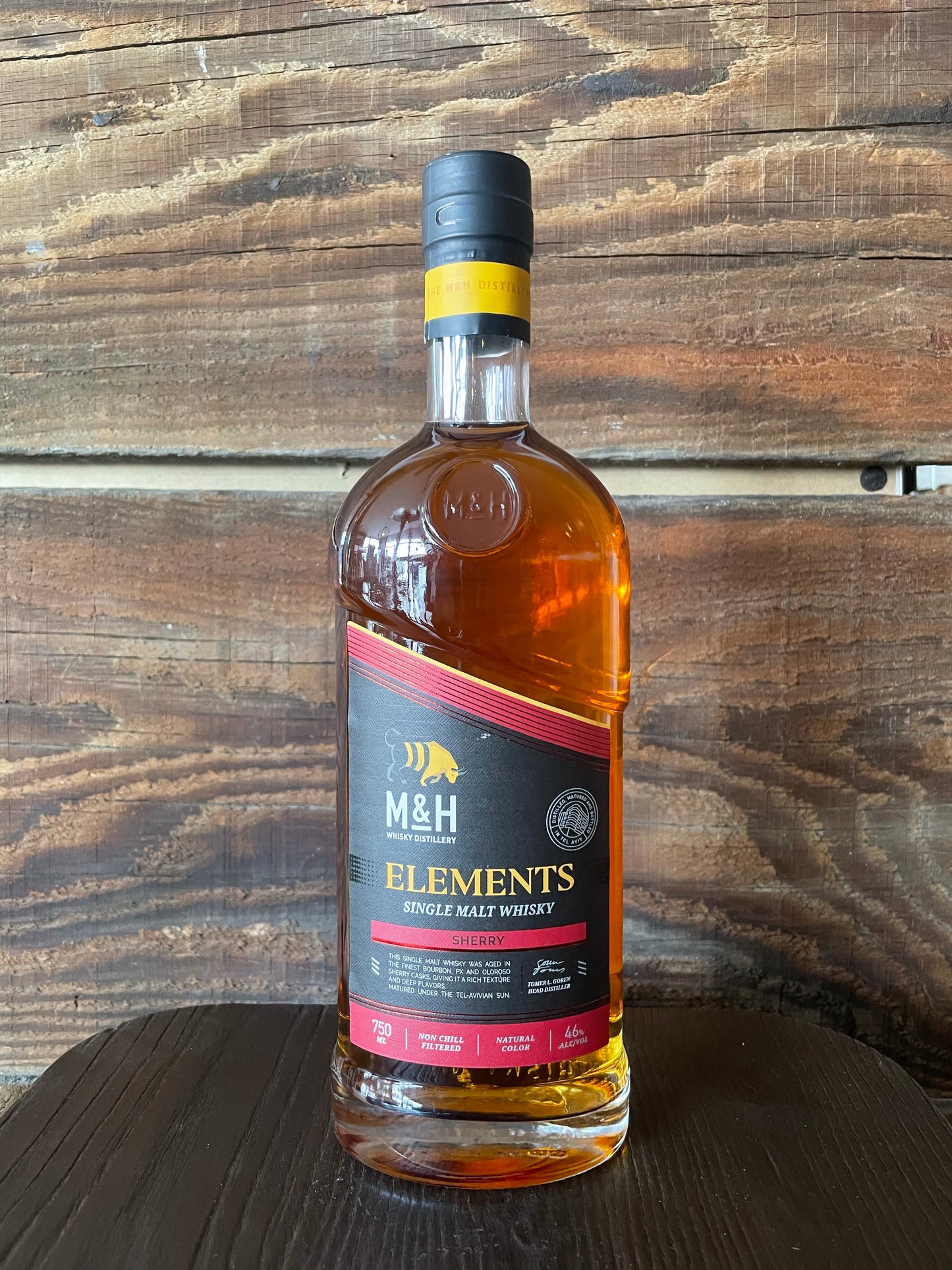 M&H Elements Sherry single malt