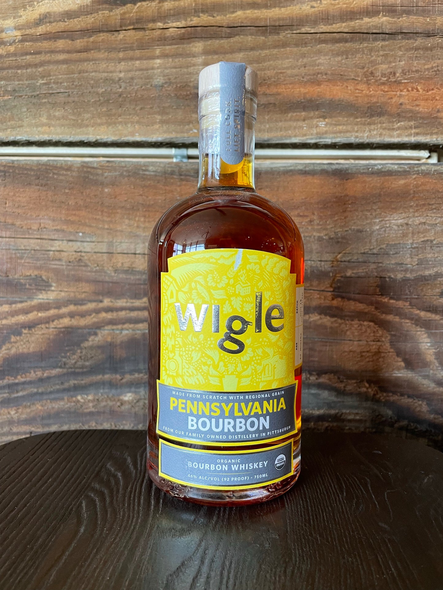 Wigle Organic Pennsylvania Bourbon