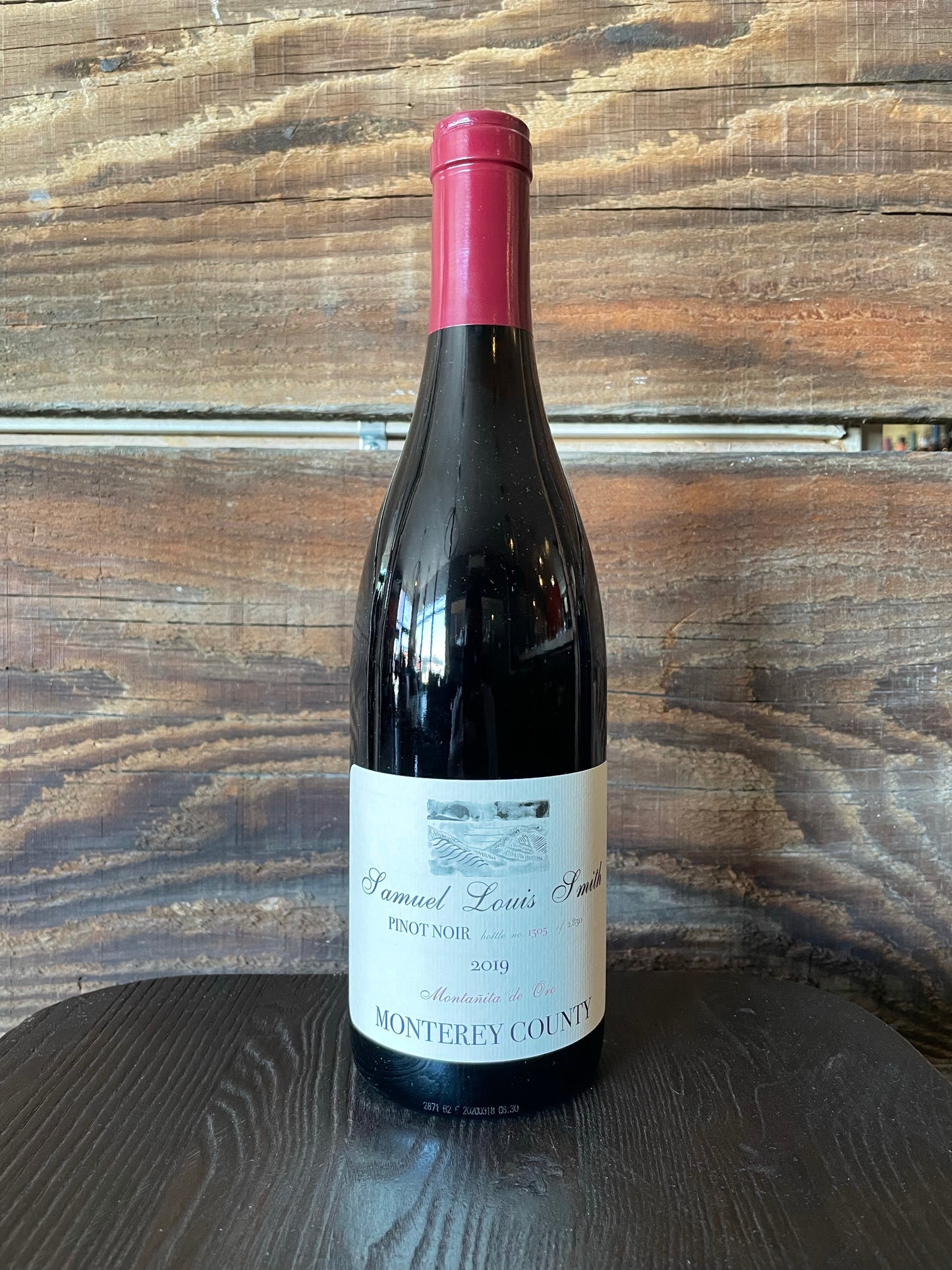 Samuel Louis Smith Pinot Noir Montanita de Oro 2019