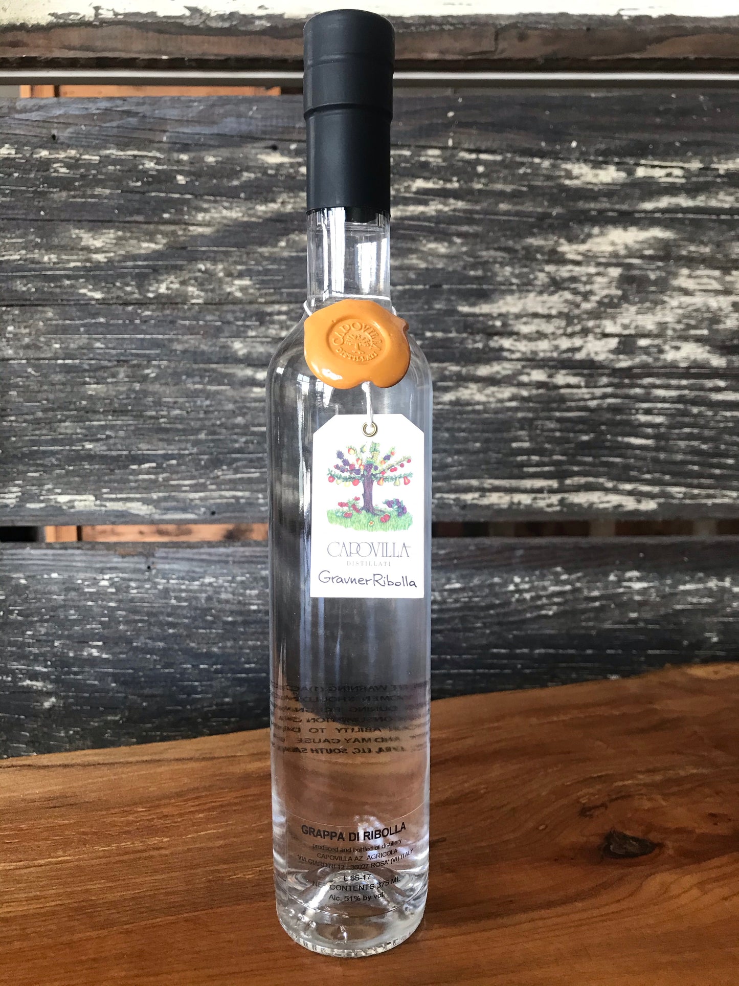 Capovilla Grappa di Ribolla Gravner