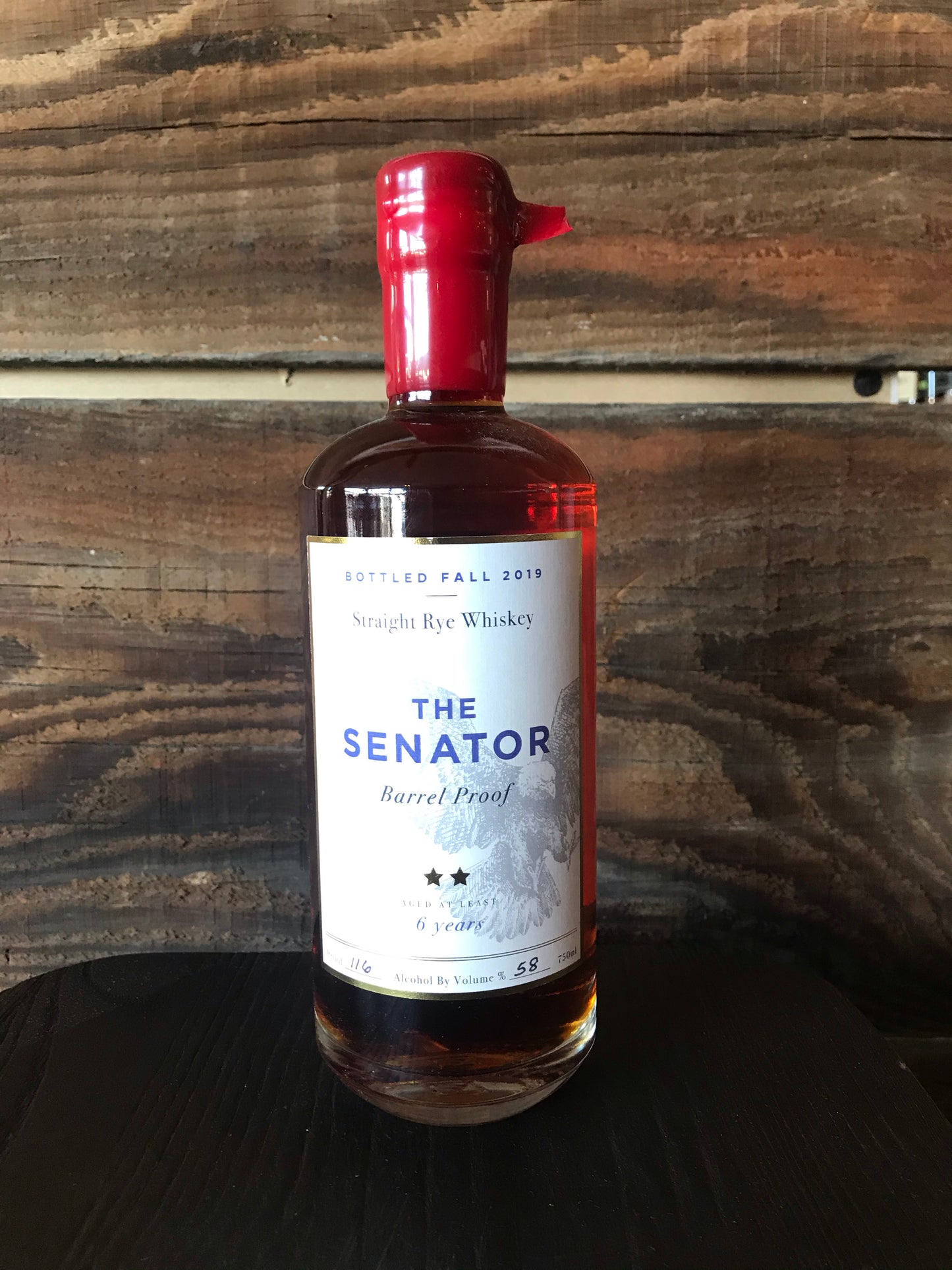 The Senator 6 Yr Barrel Proof Rye