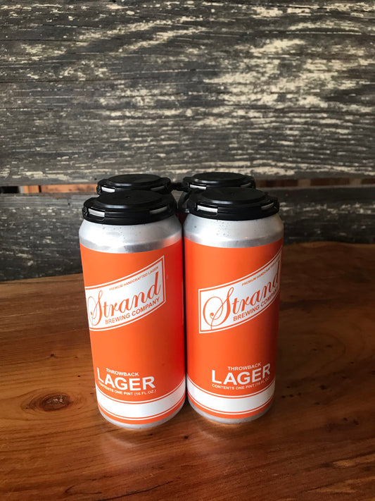 Strand Throwback Lager ( 4 pack )