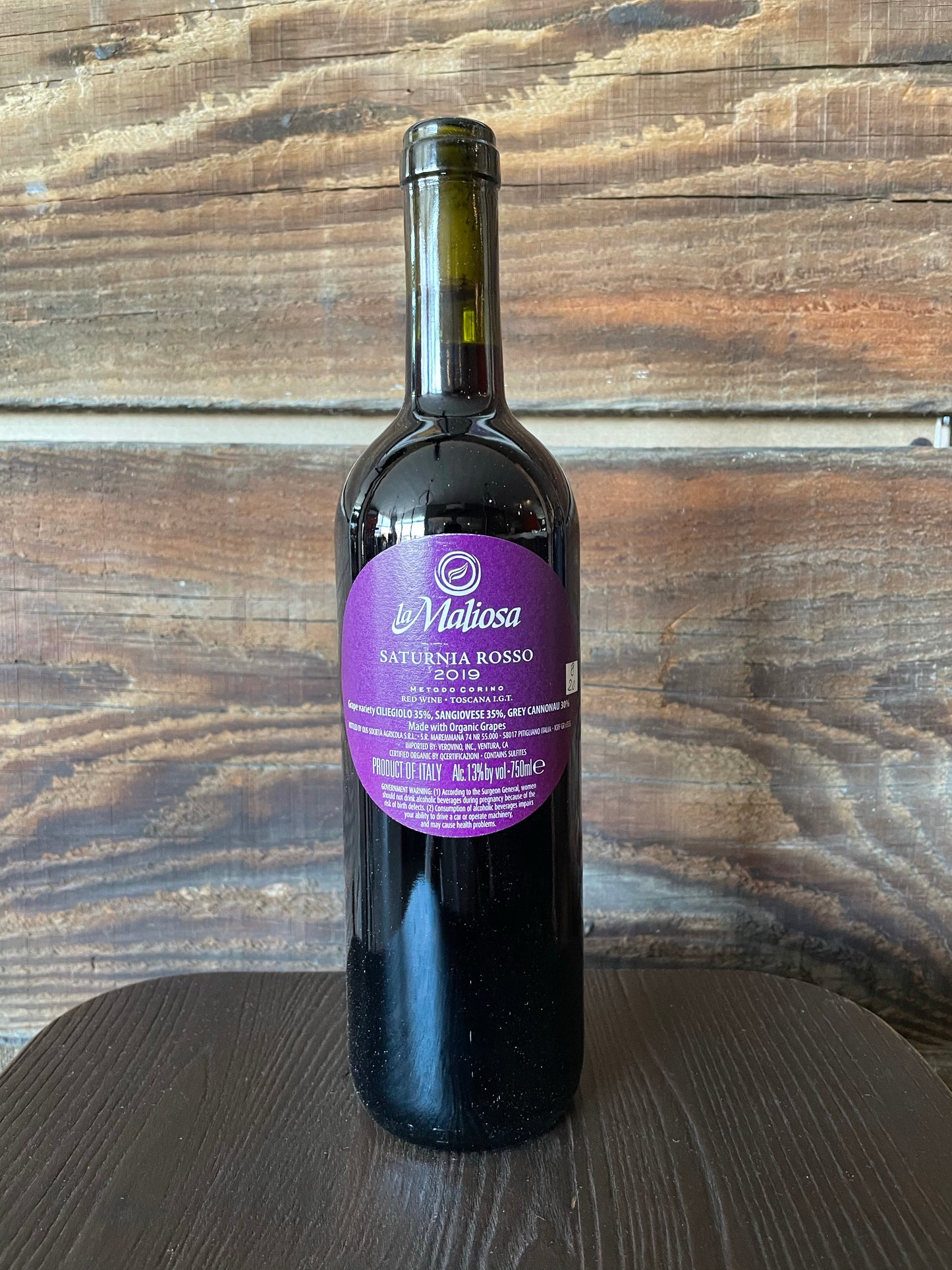 La Maliosa Saturnia Rosso 2019