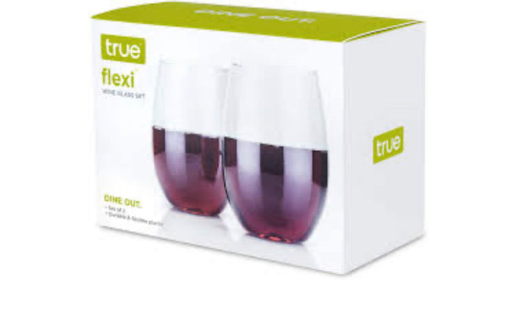 Flexi Stemless Wine Glass Set