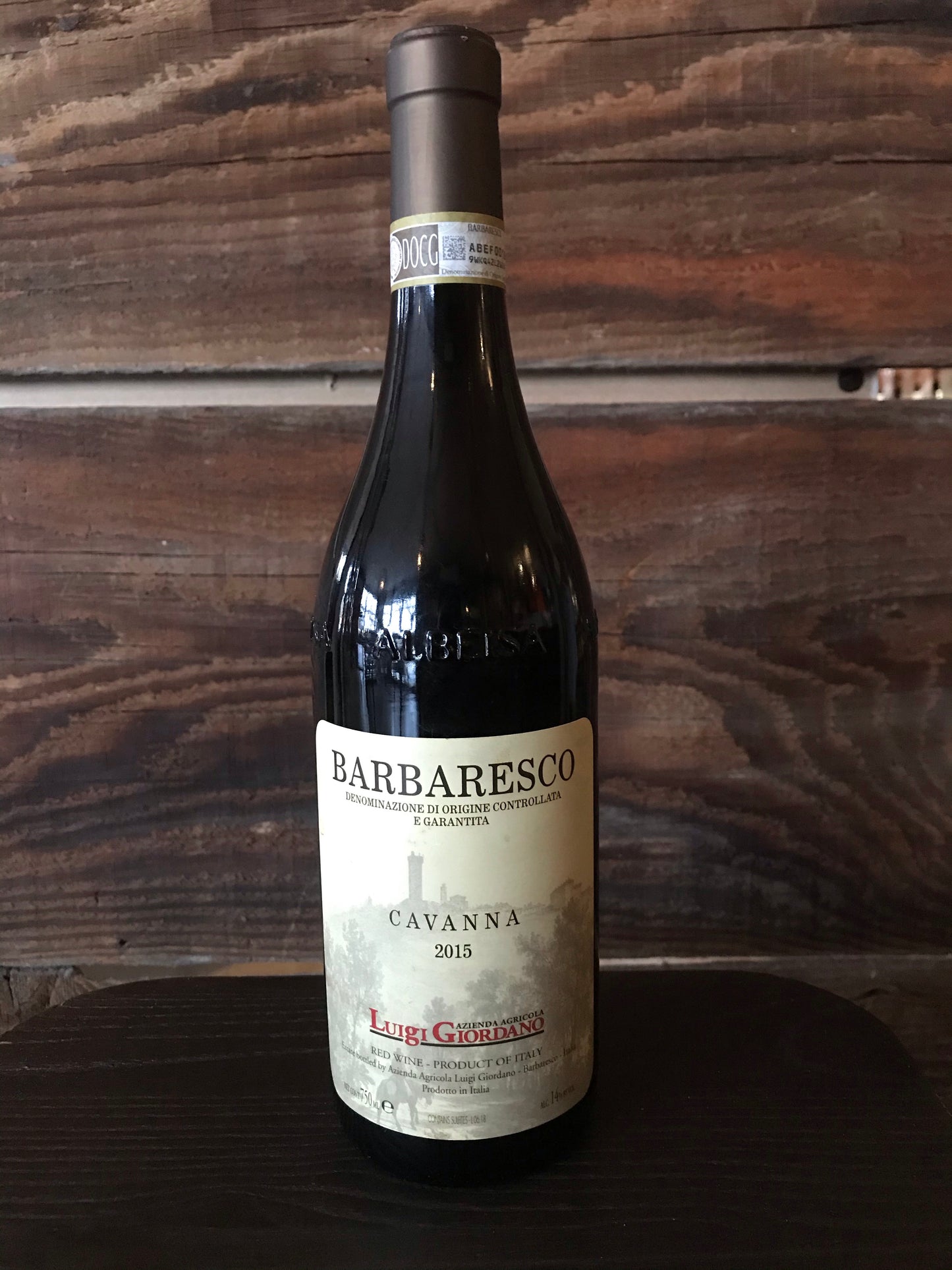 Luigi Giordano Barbaresco Cavanna 2015