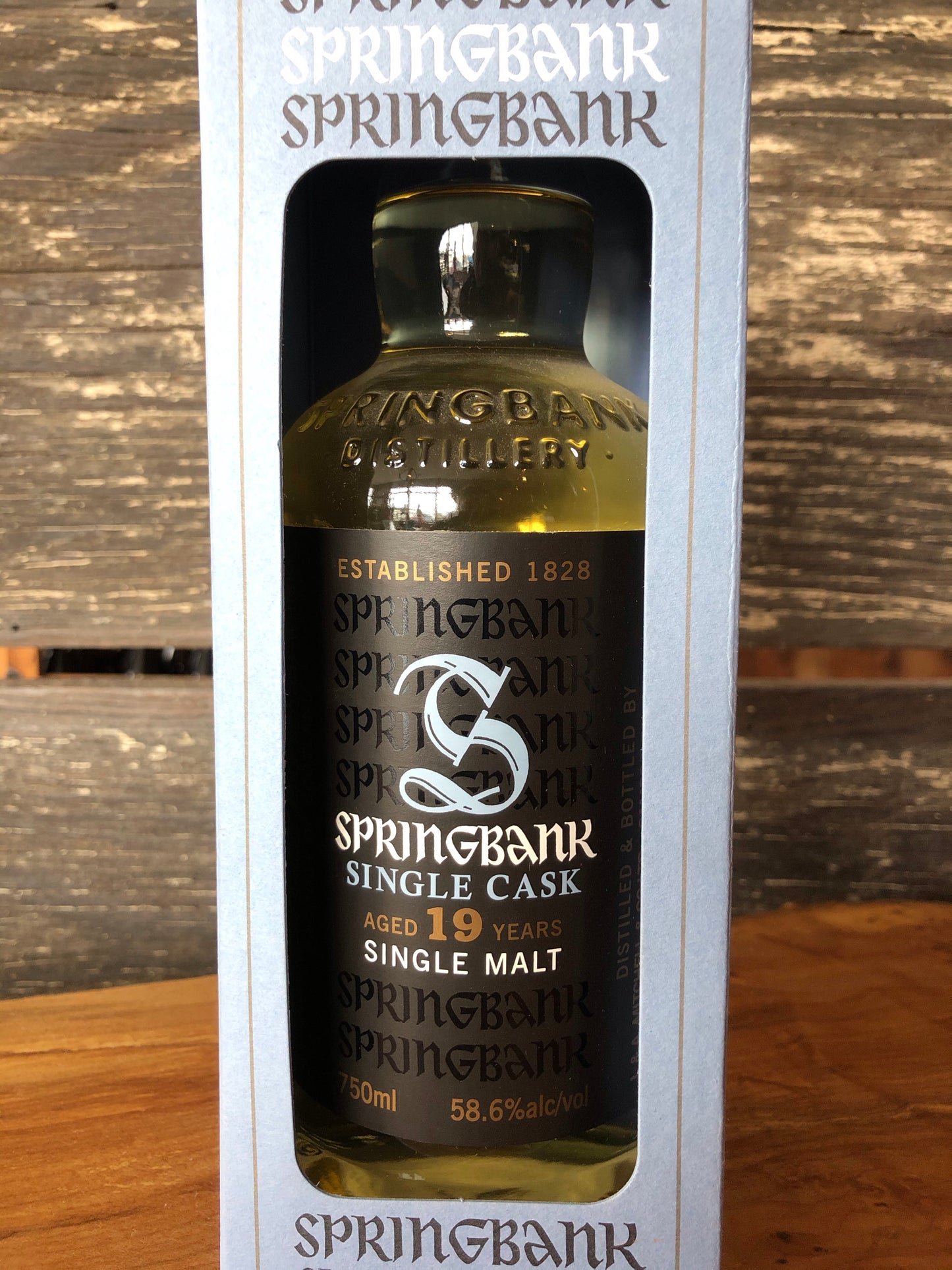 Springbank 1996 Refill Bourbon 19yr