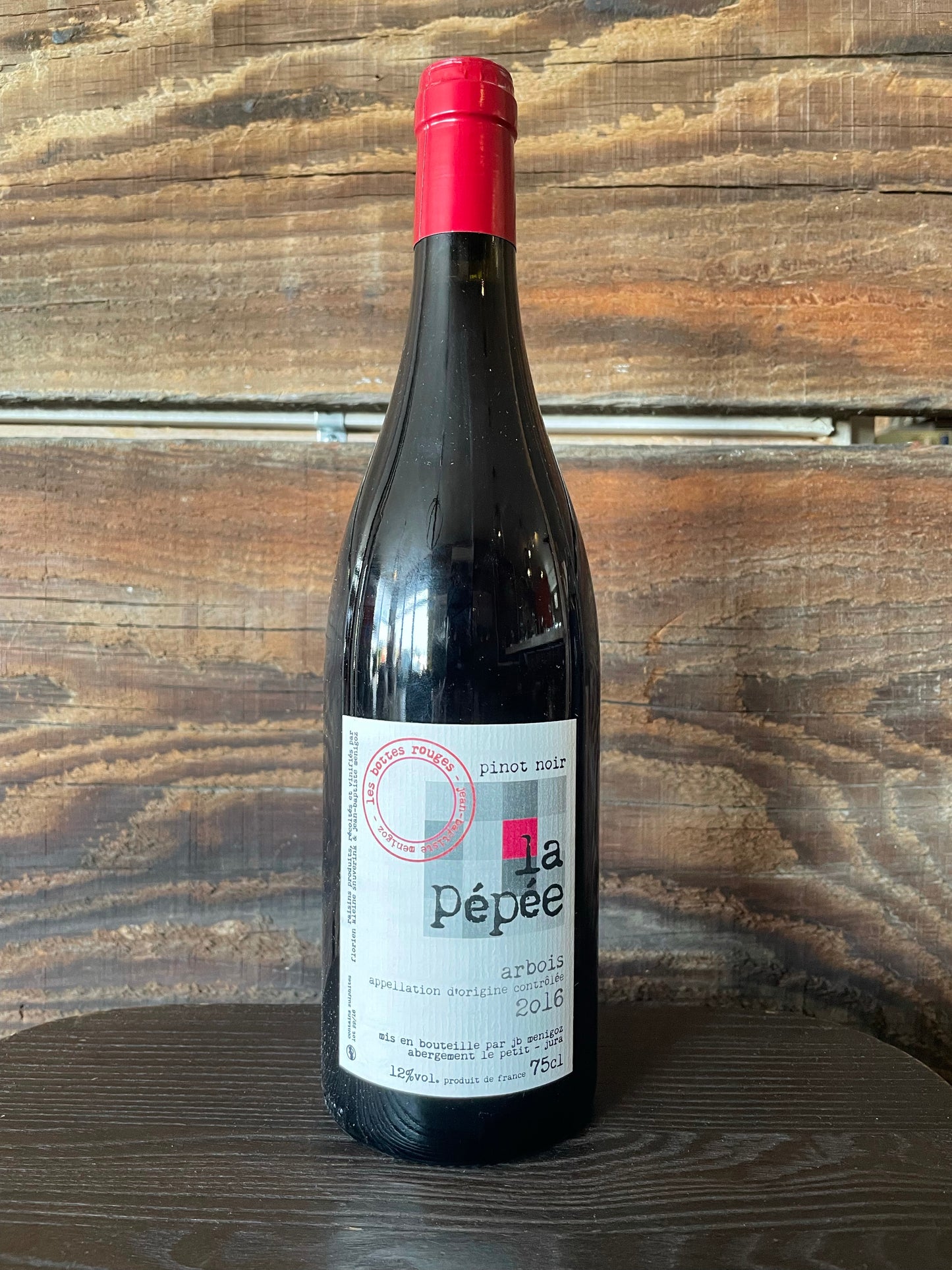 La Pepee Domaine des Bottes Pinot Noir Arbois 2016