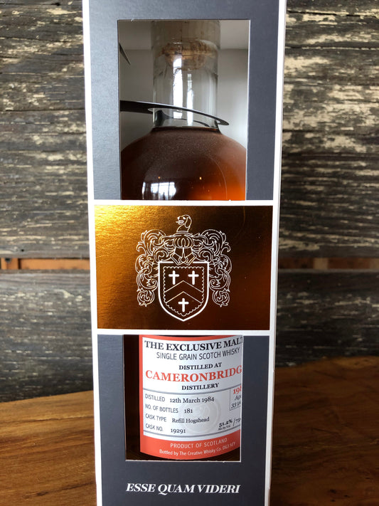 The Exclusive Malts - Cameronbridge 33yr Single Grain Whisky 1984