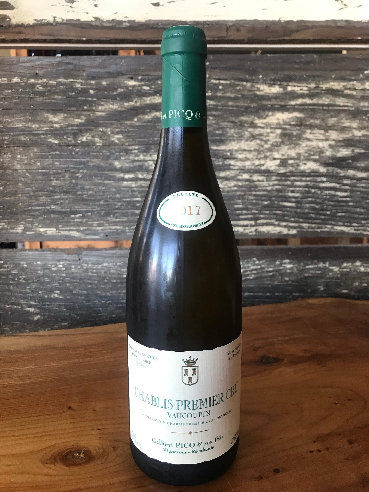 Chablis Premier Cru Vaucoupin 2017