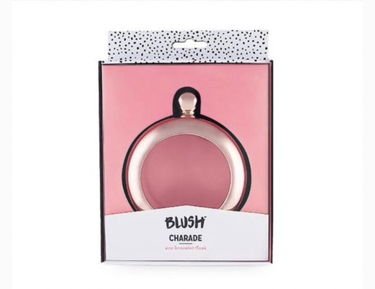 Blush Charade Rose Gold Bracelet Flask