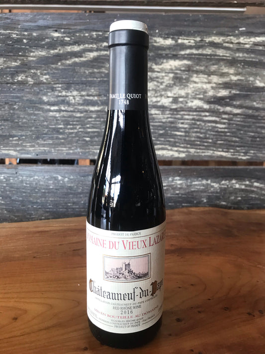 Vieux Lazaret Chateauneuf du Pape 2016 HALF BOTTLE