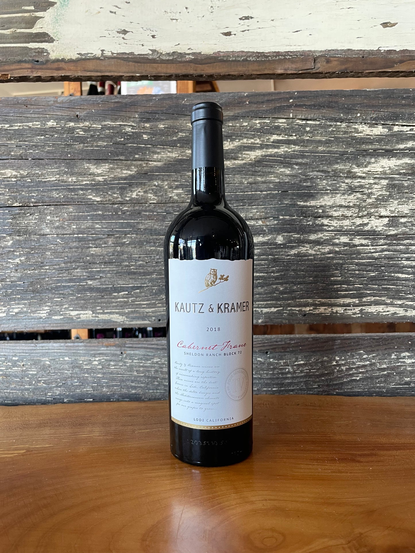 Kautz & Kramer Cabernet Franc 2018