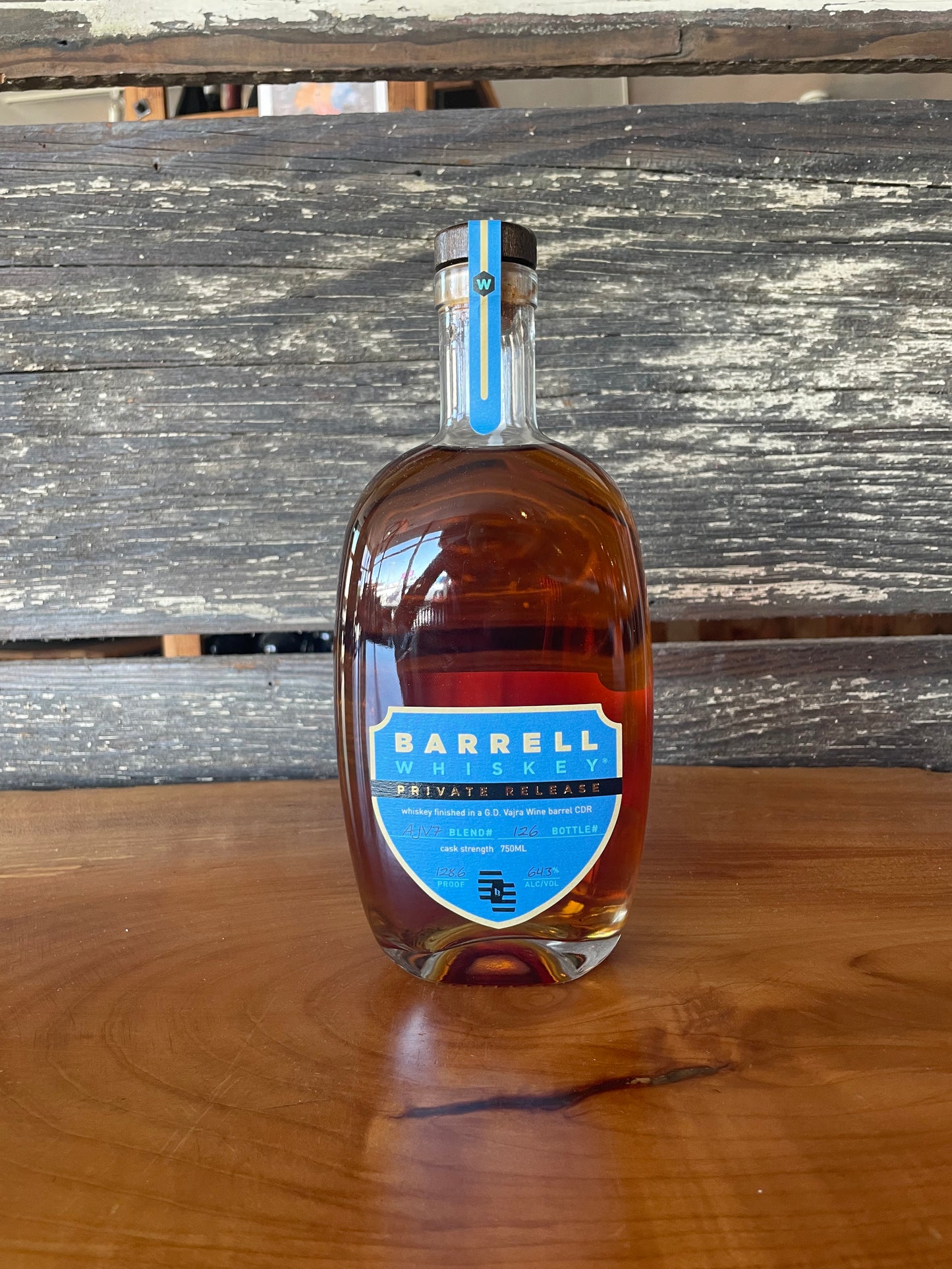 Barrell Whiskey Barsha Private Release Vajra Wine Barrel CDR