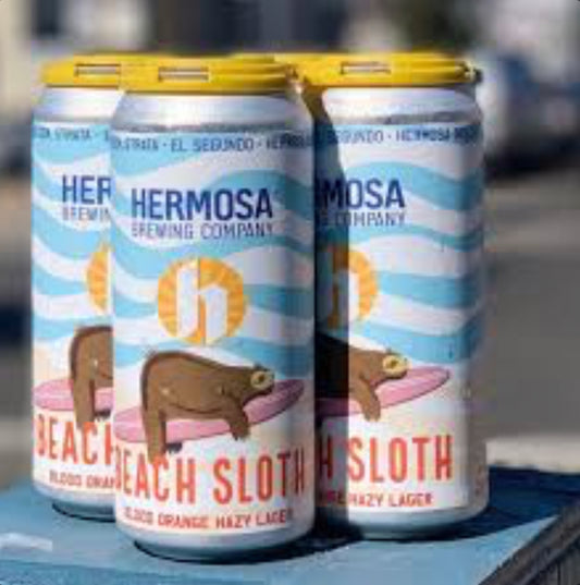 Hermosa Brewing Beach Sloth Blood Orange Hazy Lager