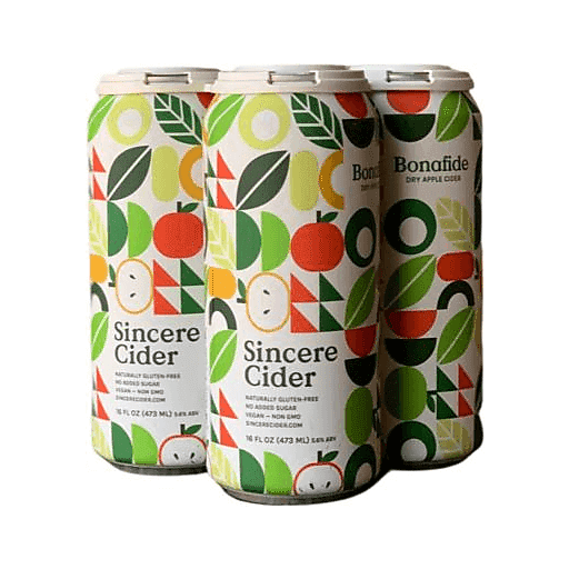 Sincere Dry Apple Cider 4Pk