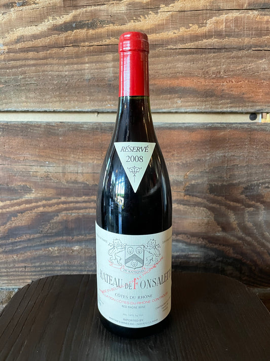 Chateau Rayas Chateau de Fonsalette Cotes du Rhone Rouge 2008