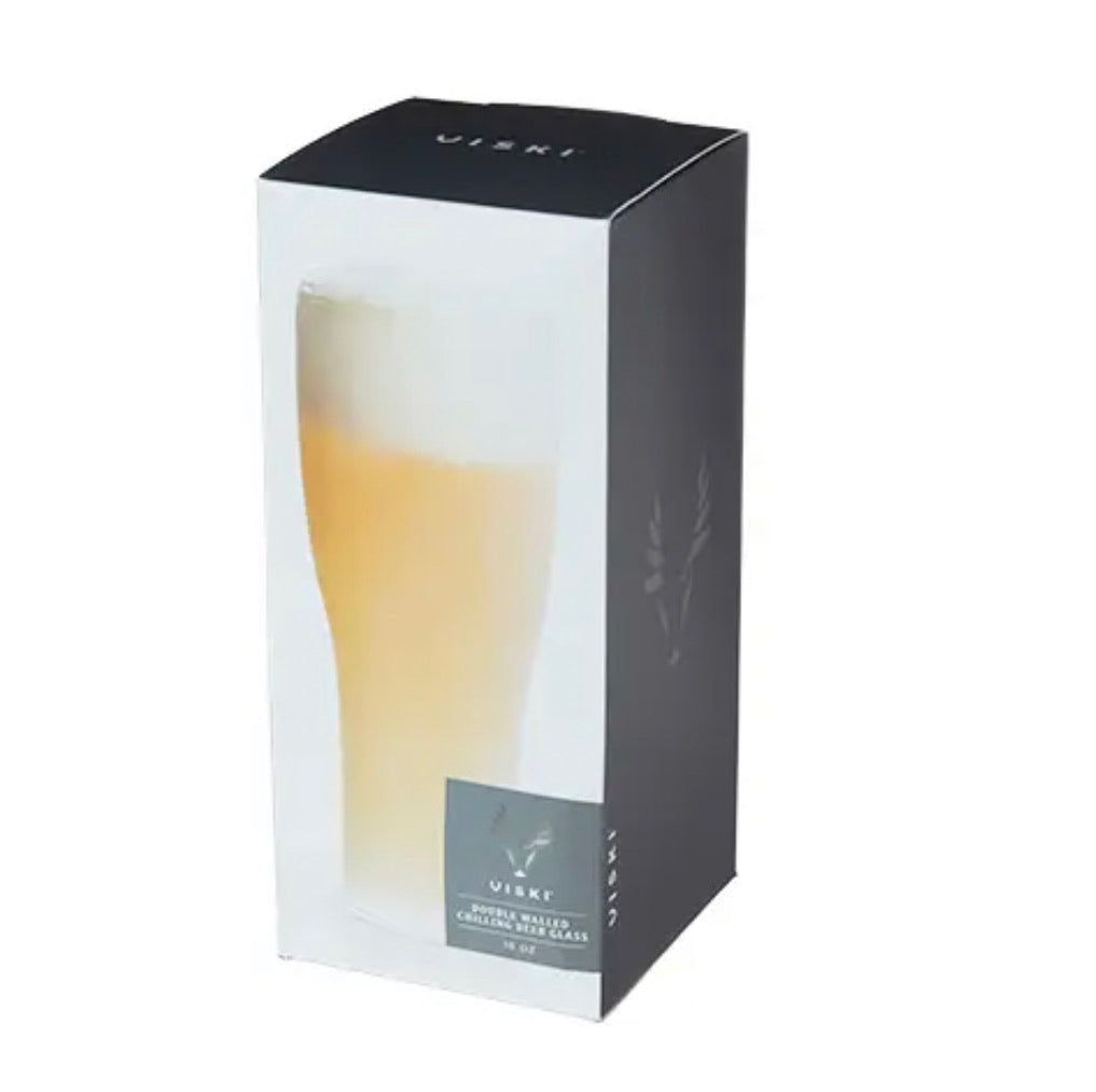 Viski Double Walled Chilling Beer Glass