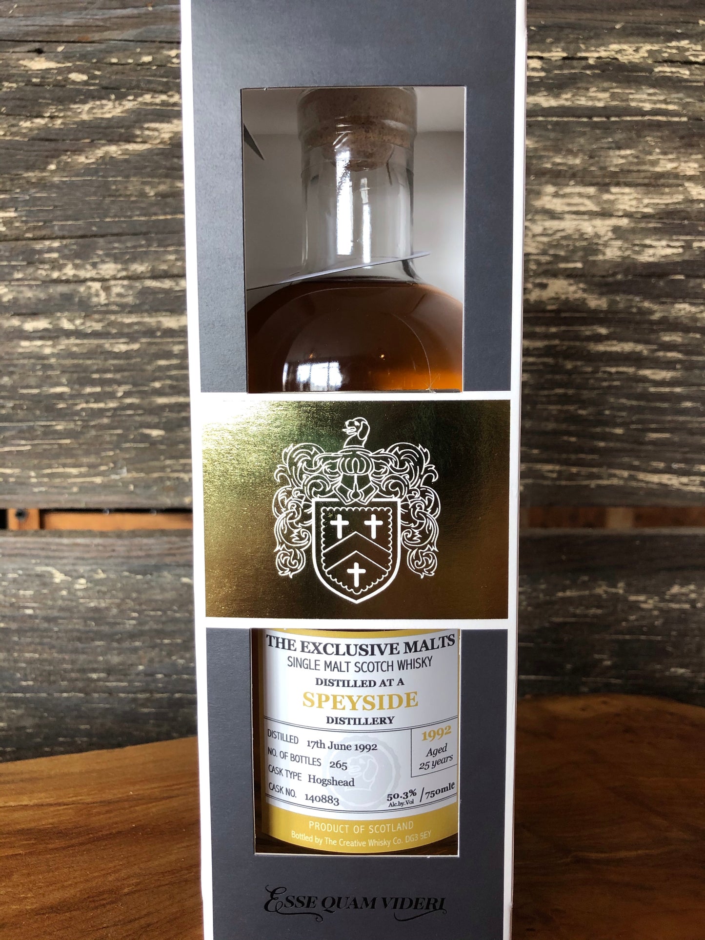 Speyside 1992 25 Year Single Malt